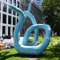 Taunusanlage Frankfurt, Germany<br>
"Ohne Titel" von Franz West Ohne Titel (Frankfurt, Germany)